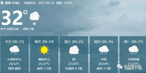邓州天气预报15天-邓州天气预报15天查询南阳预报查询结果-第1张图片-雾华天气