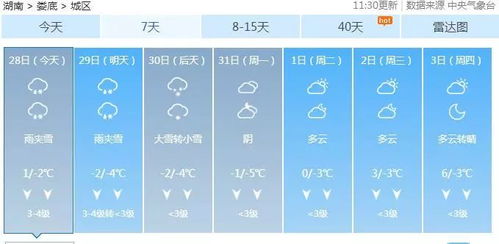 娄底天气预报15天30天-娄底天气预报15天查询2345-第3张图片-雾华天气