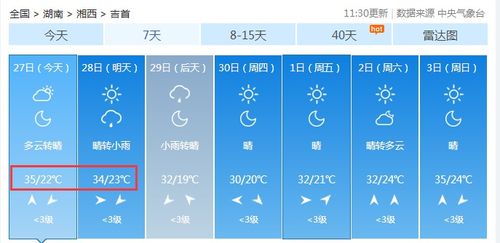 吉首天气预报15天-吉首天气预报15天当地天气-第1张图片-雾华天气